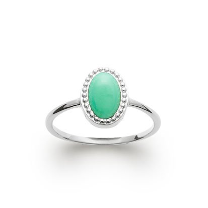 Bague Aventurine “Alexandra” – Argent 925