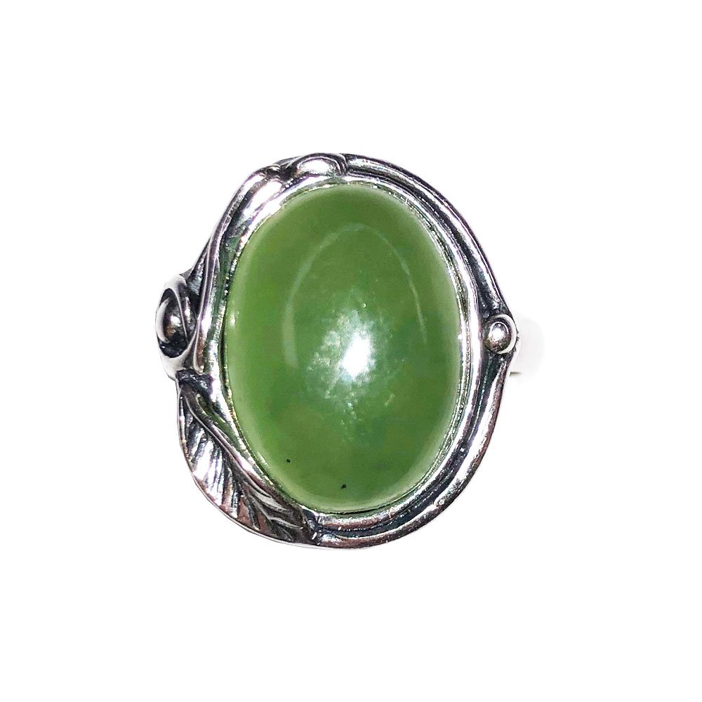 Bague Jade “Justine” – Argent 925