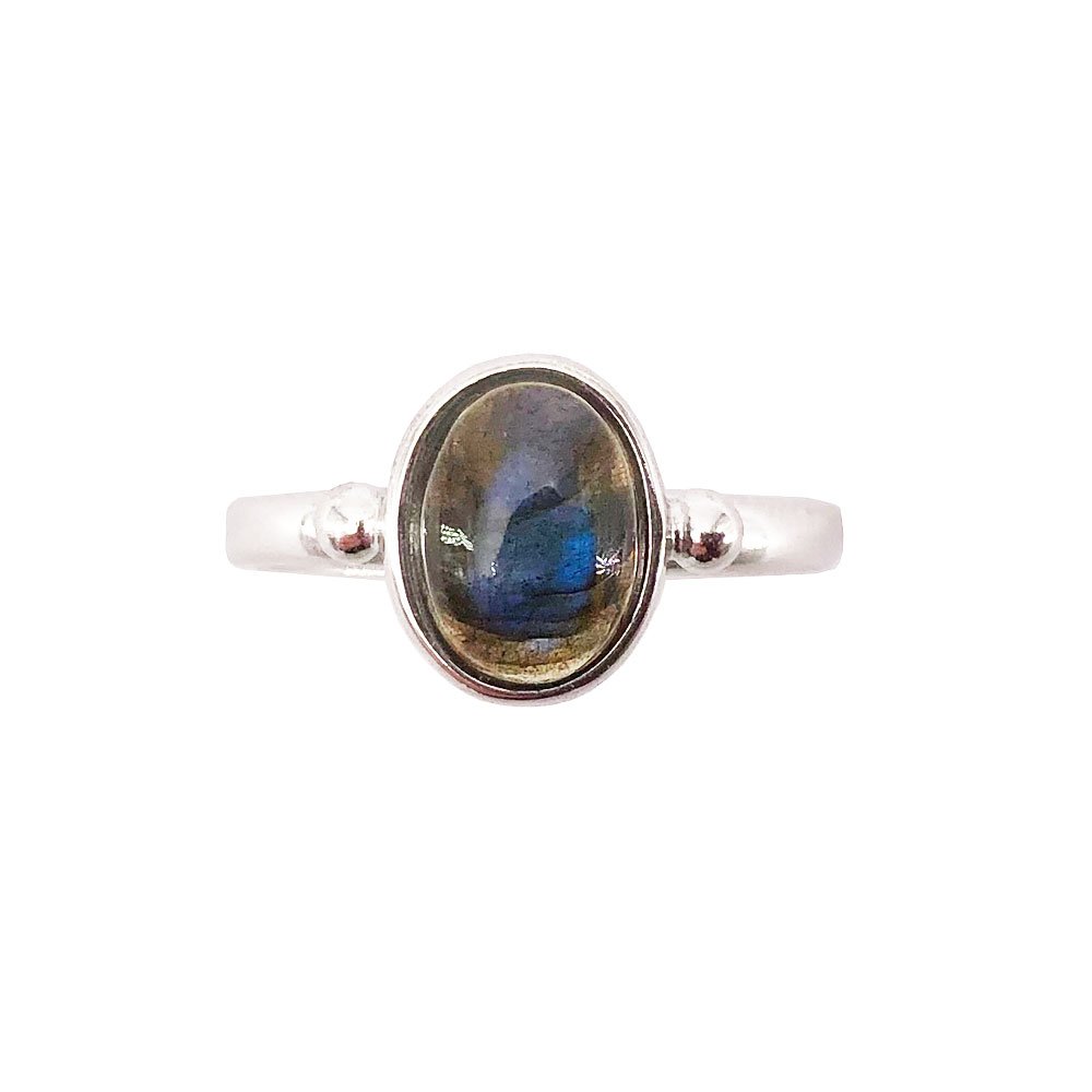 Bague Labradorite “Camille” – Argent 925