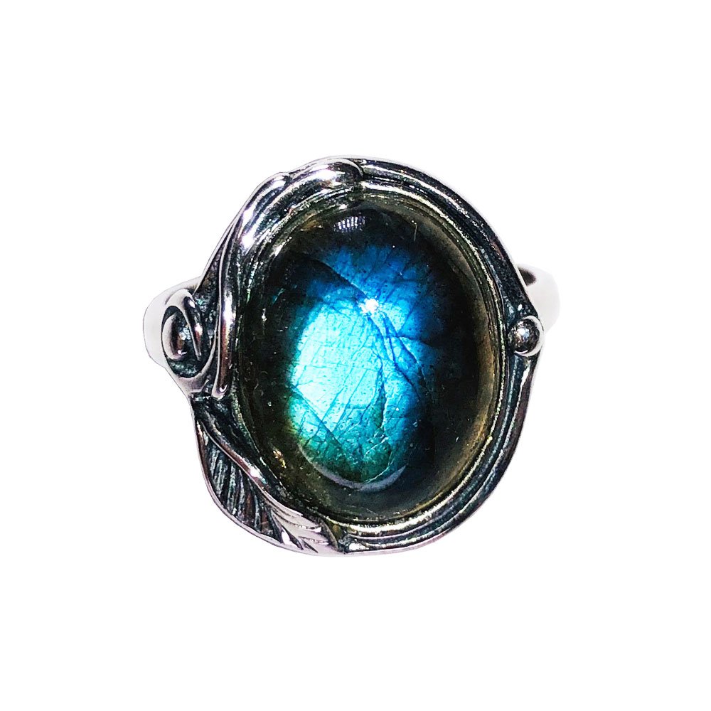 Bague Labradorite “Justine” – Argent 925