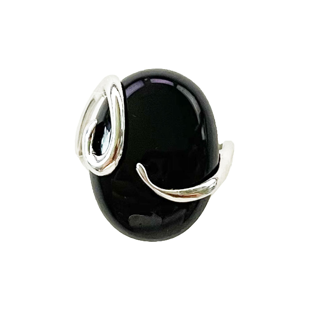 Bague Onyx “Océane” – Argent 925