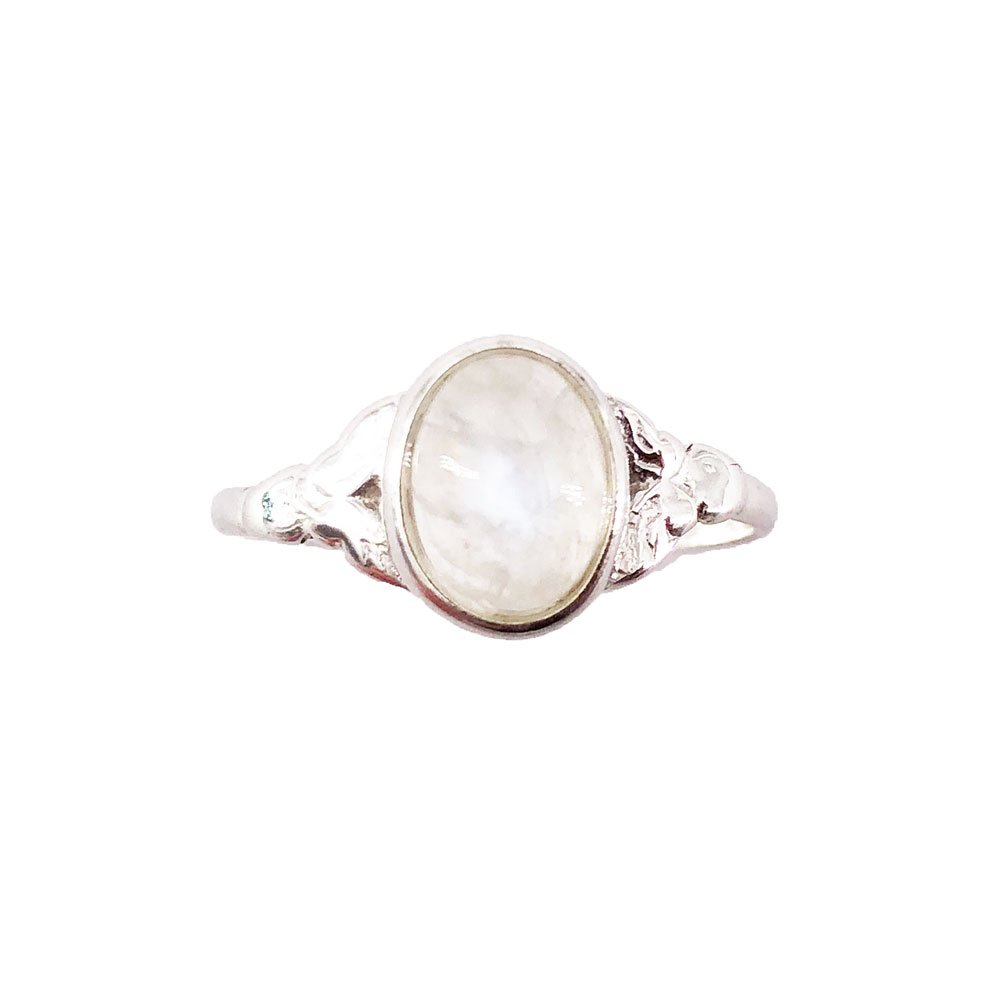 Bague Pierre de Lune “Marianne” – Argent 925