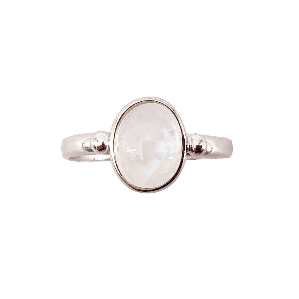 Bague Pierre de Lune “Camille” – Argent 925