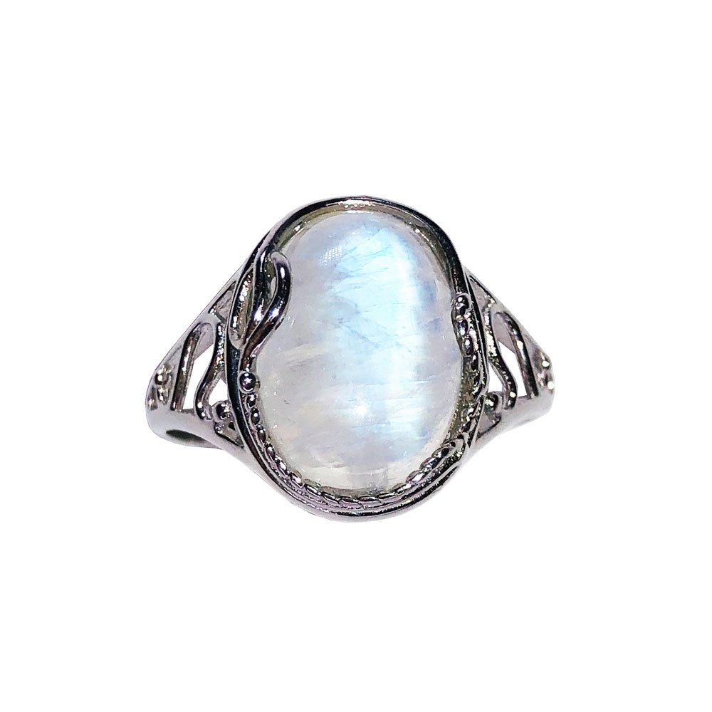 Bague Pierre de Lune “Capucine” – Argent 925