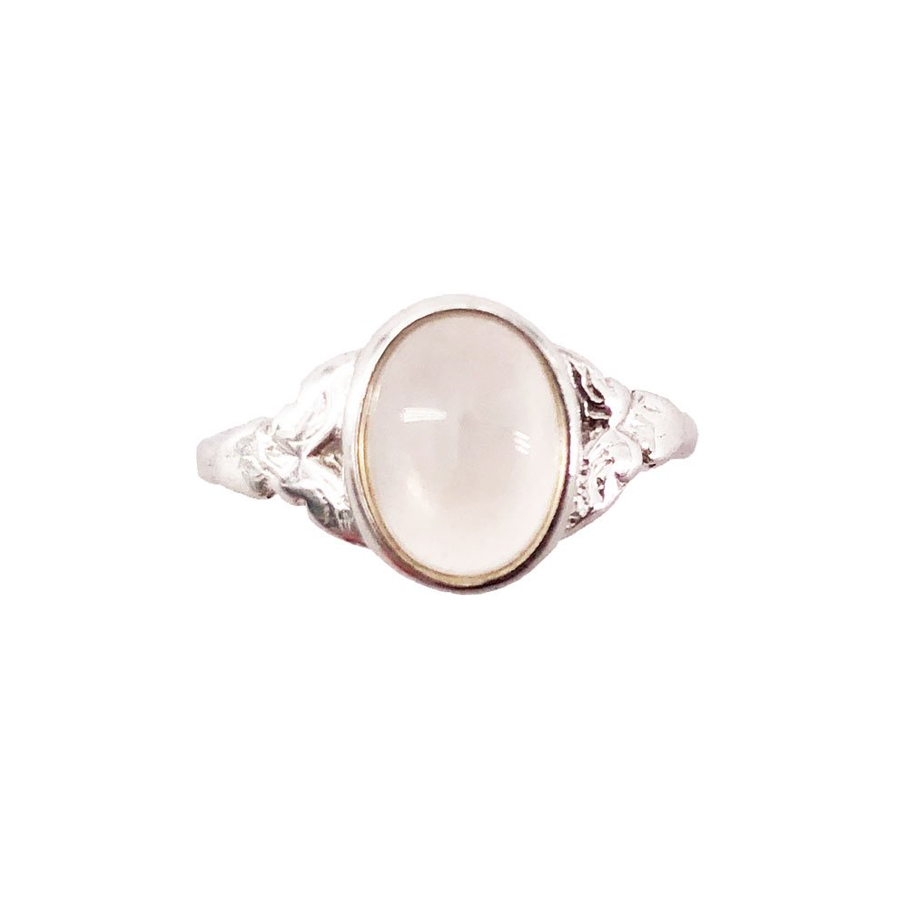 Bague Quartz rose “Marianne” – Argent 925