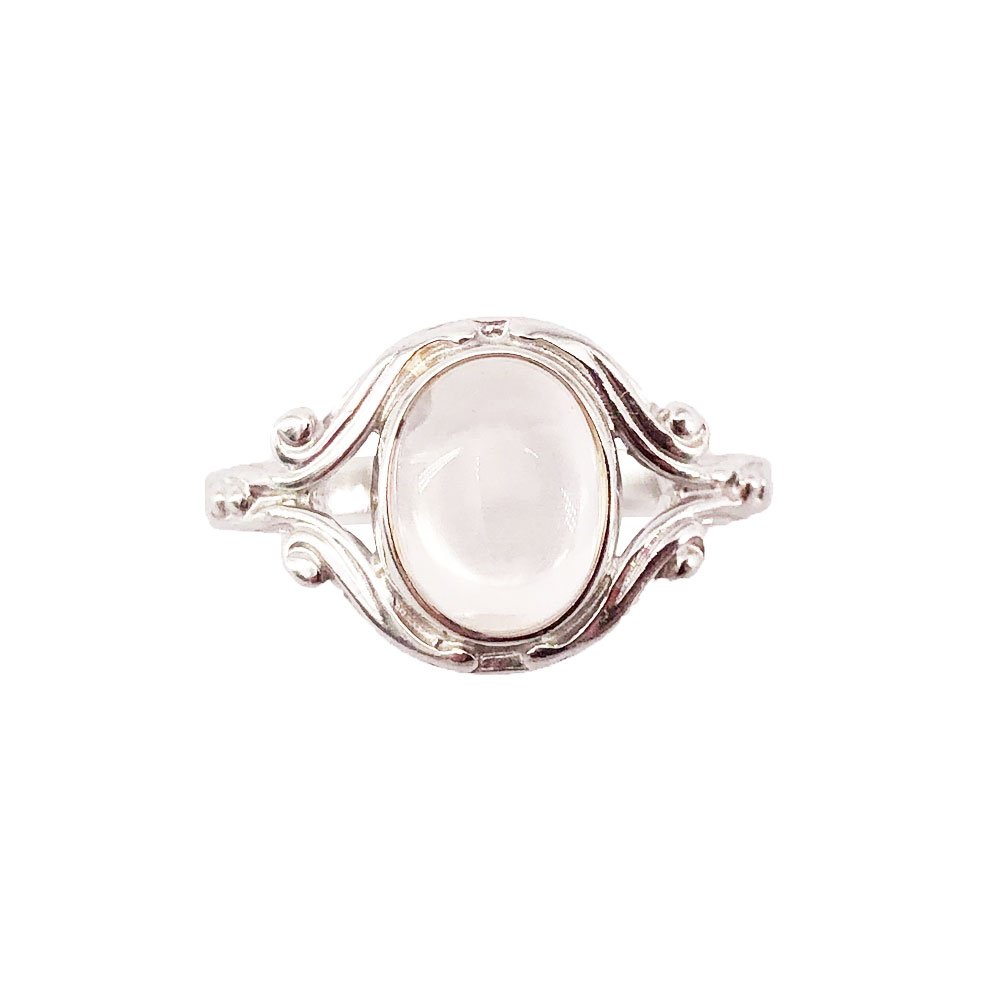 Bague Quartz rose “Honorine” – Argent 925