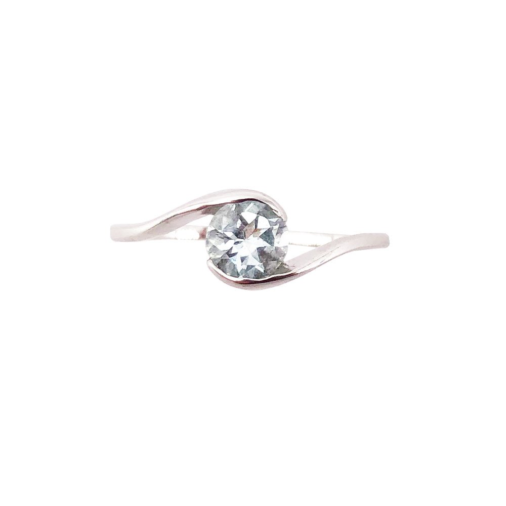 Bague Topaze bleue “Doriane” – Argent 925